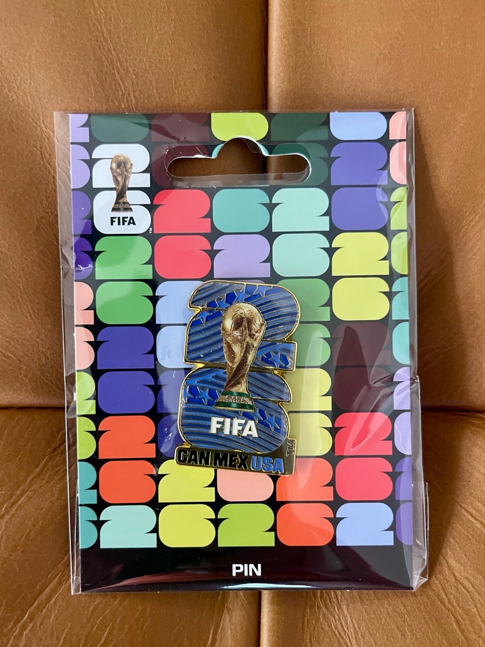 FIFA 2026 Commemorative Enamel Pin - Blue/Gold
